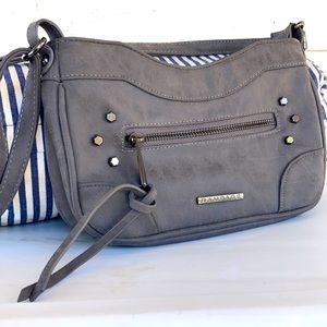 Rampage small gray crossbody purse